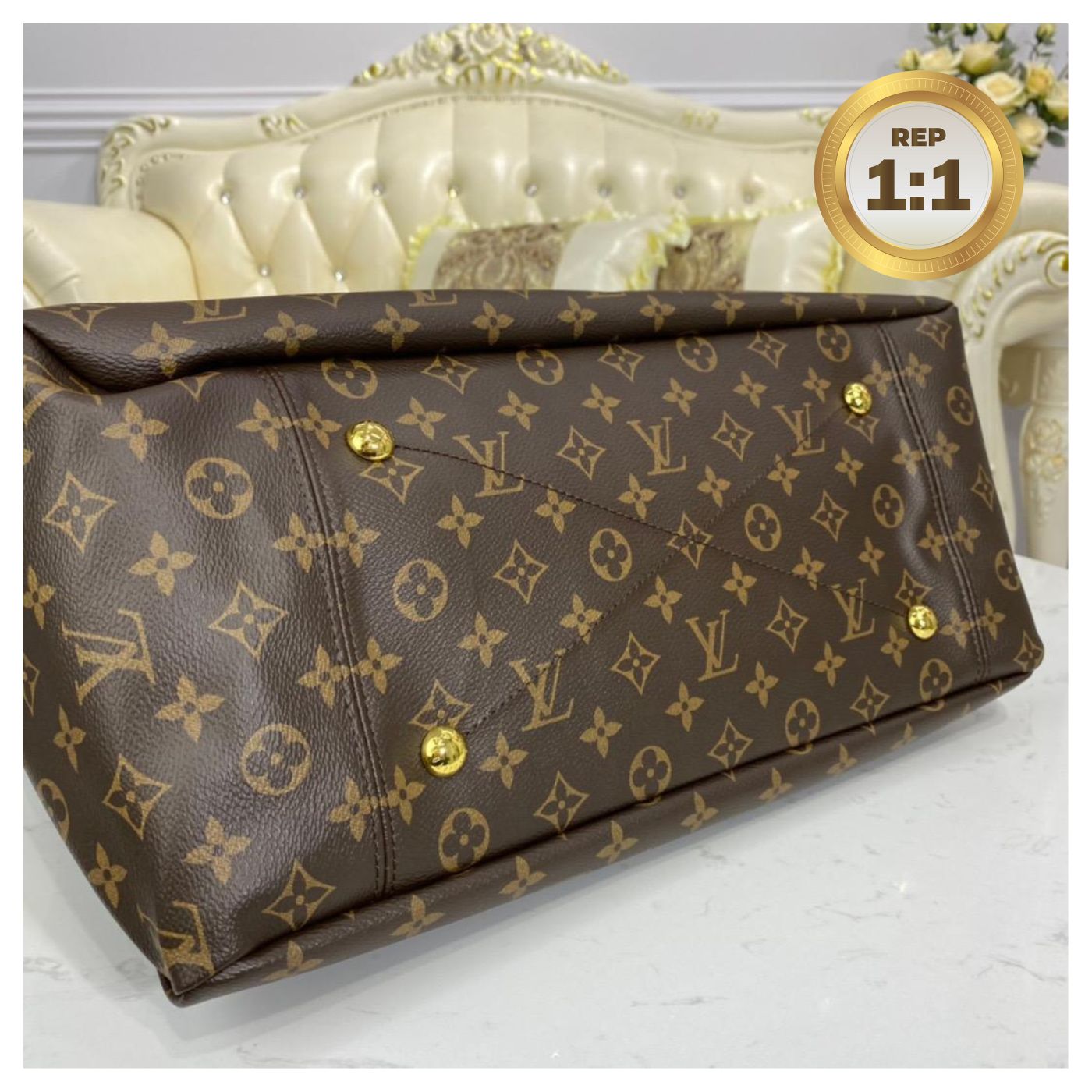 [REP 1:1] Louis Vuitton Artsy MM Monogram Canvas For Women 16.1in/41cm